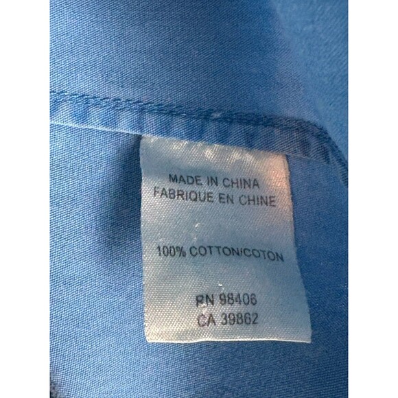 Theory Zack PS Belledune Button Down Shirt Men's Size Large Blue Casual Faded - Picture 2 of 9